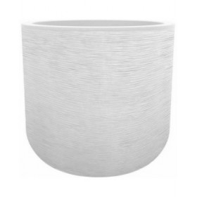 Vaso EDA Bianco Plastica Rotonda Ø 40 cm