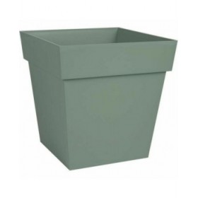 Vaso EDA Tuscany Verde Plastica Quadrato 32 x 32 x 32 cm
