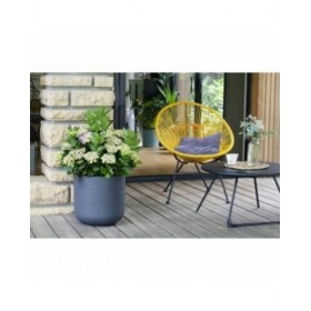 Vaso EDA Grigio Plastica Rotonda Ø 40 cm