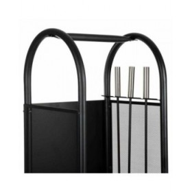 Cestino per legna Alexandra House Living Ferro 32 x 81 x 35 cm Utensili da Camino