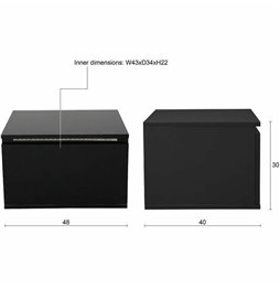 Zaino a rotelle per Macotas Gloria Trolley Trip Nero 36 x 30 x 49 cm
