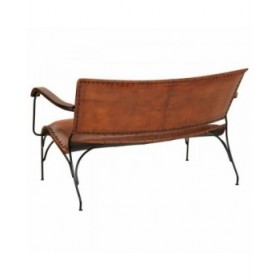 Divano Alexandra House Living Marrone 76 x 71 x 127 cm