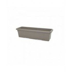 Vaso rettangolare da Balcone Plastiken   Taupé Plastica 80 x 33 x 28 cm