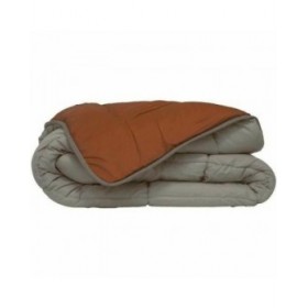 Piumino Letto Poyet  Motte CALGARY Marrone Grigio 400 g /m² 140 x 200 cm