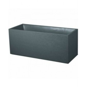Vaso rettangolare da Balcone EDA Graphit Up Rettangolare Antracite 99,5 x 39 x 43 cm