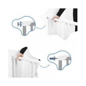 Barriera di sicurezza Badabulle 106 cm