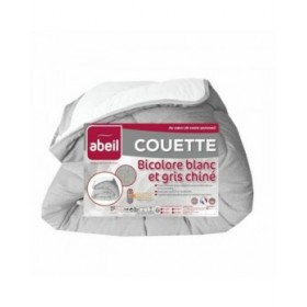Piumino Letto Abeil 220 x 240 cm Bianco/Grigio