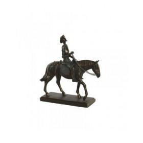 Statua Decorativa DKD Home Decor 20 x 7 x 22 cm Cavallo Rame