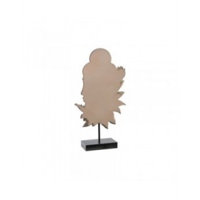 Statua Decorativa DKD Home Decor 23 x 8 x 42 cm Nero Marrone Buddha Orientale (2 Unità)