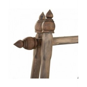 Campana Alexandra House Living Marrone Rame Legno Corda Ferro 16 x 72 x 48 cm
