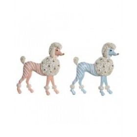 Statua Decorativa DKD Home Decor Scandi 25 x 8 x 27,5 cm Azzurro Rosa (2 Unità)