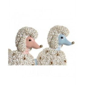 Statua Decorativa DKD Home Decor Scandi 25 x 8 x 27,5 cm Azzurro Rosa (2 Unità)