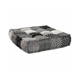 Cuscino Alexandra House Living Bianco Nero 80 x 20 x 80 cm