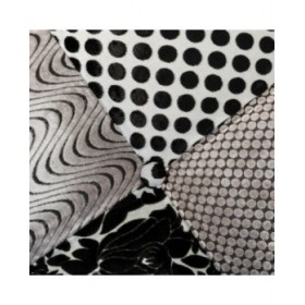 Cuscino Alexandra House Living Bianco Nero 80 x 20 x 80 cm