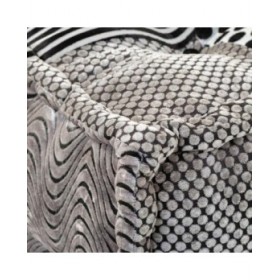 Cuscino Alexandra House Living Bianco Nero 80 x 20 x 80 cm