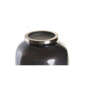 Vaso DKD Home Decor Cristallo Alluminio Multicolore 29 x 29 x 52 cm Moderno
