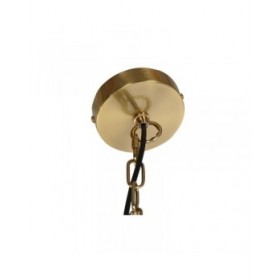 Lampadario DKD Home Decor 66 x 66 x 60 cm Cristallo Dorato Metallo 40 W