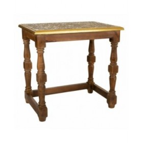 Tavolino da Caffè Alexandra House Living Marrone Dorato Legno di mango 33 x 45 x 48 cm