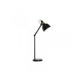 Lampada da tavolo DKD Home Decor 41 x 18 x 59 cm Nero Dorato Metallo 220 V 50 W