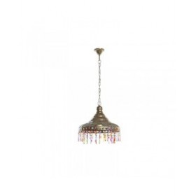 Lampadario DKD Home Decor 37 x 37 x 38 cm Dorato Metallo Multicolore 50 W