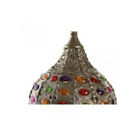 Lampadario DKD Home Decor Dorato Metallo Multicolore 40 W 50 W 24 x 24 x 42 cm
