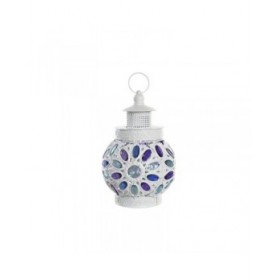 Lampada da tavolo DKD Home Decor Metallo Bianco Multicolore 220 V 50 W 19 x 19 x 33 cm