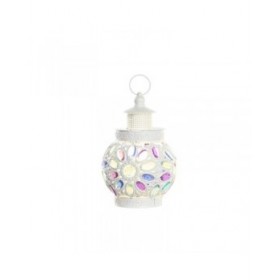 Lampada da tavolo DKD Home Decor Metallo Bianco Multicolore 220 V 50 W 19 x 19 x 33 cm