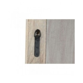 Specchio da parete DKD Home Decor 44 x 3 x 150 cm Cristallo Marrone Bianco Legno di mango Indiano Legno MDF Decapaggio