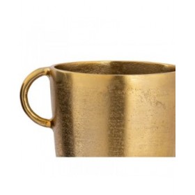 Vaso DKD Home Decor 23 x 16 x 29 cm Nero Dorato Alluminio Moderno (2 Unità)