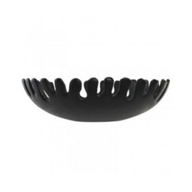 Centrotavola DKD Home Decor Nero Dorato Moderno 32 x 32 x 9 cm (2 Unità)