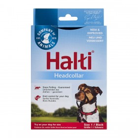 Collari da addestramento per cani Company of Animals Halti Nero Museruola (31-40 cm)