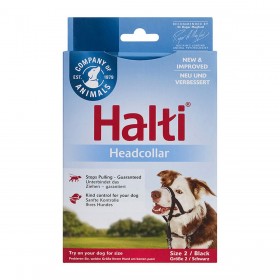 Collari da addestramento per cani Company of Animals Halti Nero Museruola (35-48 cm)