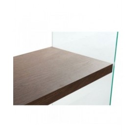 Scaffale DKD Home Decor Marrone scuro Cristallo Legno di noce Legno MDF 80 x 40 x 150 cm (1)