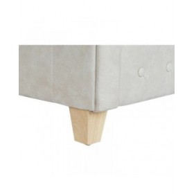 Divano DKD Home Decor 151 x 82 x 70 cm Naturale Legno Marrone Crema Vintage