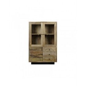 Stand Espositore DKD Home Decor Cristallo Legno di mango 90 x 40 x 190 cm