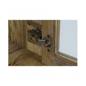 Stand Espositore DKD Home Decor Cristallo Legno di mango 90 x 40 x 190 cm