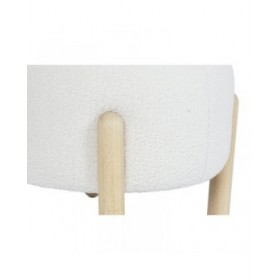 Poggiapiedi DKD Home Decor 45 x 45 x 36 cm Legno Bianco