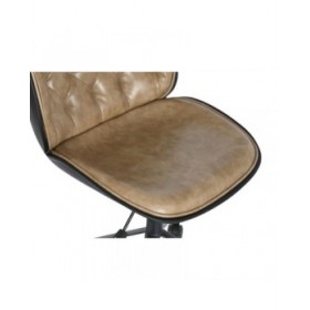 Sedia da Ufficio DKD Home Decor Marrone Chiaro polipropilene 47,5 x 57,5 x 83 cm