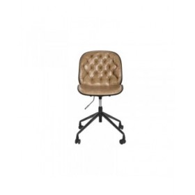 Sedia da Ufficio DKD Home Decor Marrone Chiaro polipropilene 47,5 x 57,5 x 83 cm