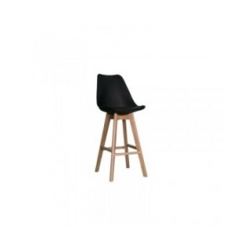 Sgabello DKD Home Decor 57,5 x 50,5 x 109 cm Nero Faggio