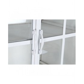 Scaffale DKD Home Decor Bianco Nero Metallo Legno di mango 170 x 45 x 200 cm