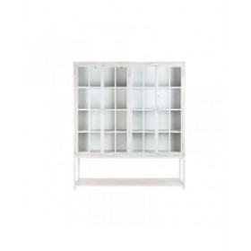 Scaffale DKD Home Decor Bianco Nero Metallo Legno di mango 170 x 45 x 200 cm