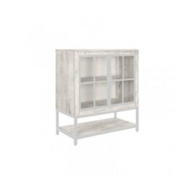 Credenza DKD Home Decor Bianco Metallo Legno di mango 85 x 45 x 100 cm