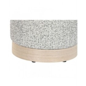 Poggiapiedi DKD Home Decor 32 x 32 x 38 cm Scandi Grigio chiaro