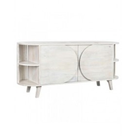 Credenza DKD Home Decor Bianco Legno di mango (150 x 40 x 65 cm)