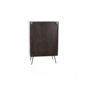 Cassettiera DKD Home Decor 70 x 40 x 105 cm Bianco Marrone scuro Legno di mango