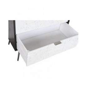 Cassettiera DKD Home Decor 70 x 40 x 105 cm Bianco Marrone scuro Legno di mango