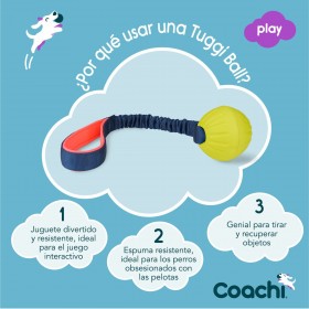Giocattolo da allenamento Coachi TUGGI BALL Azzurro