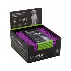 Ciotola per cani Lickimat Viola TPR