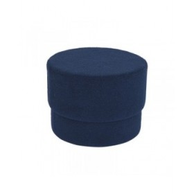 Poggiapiedi DKD Home Decor Azzurro Velluto 55 x 55 x 40 cm